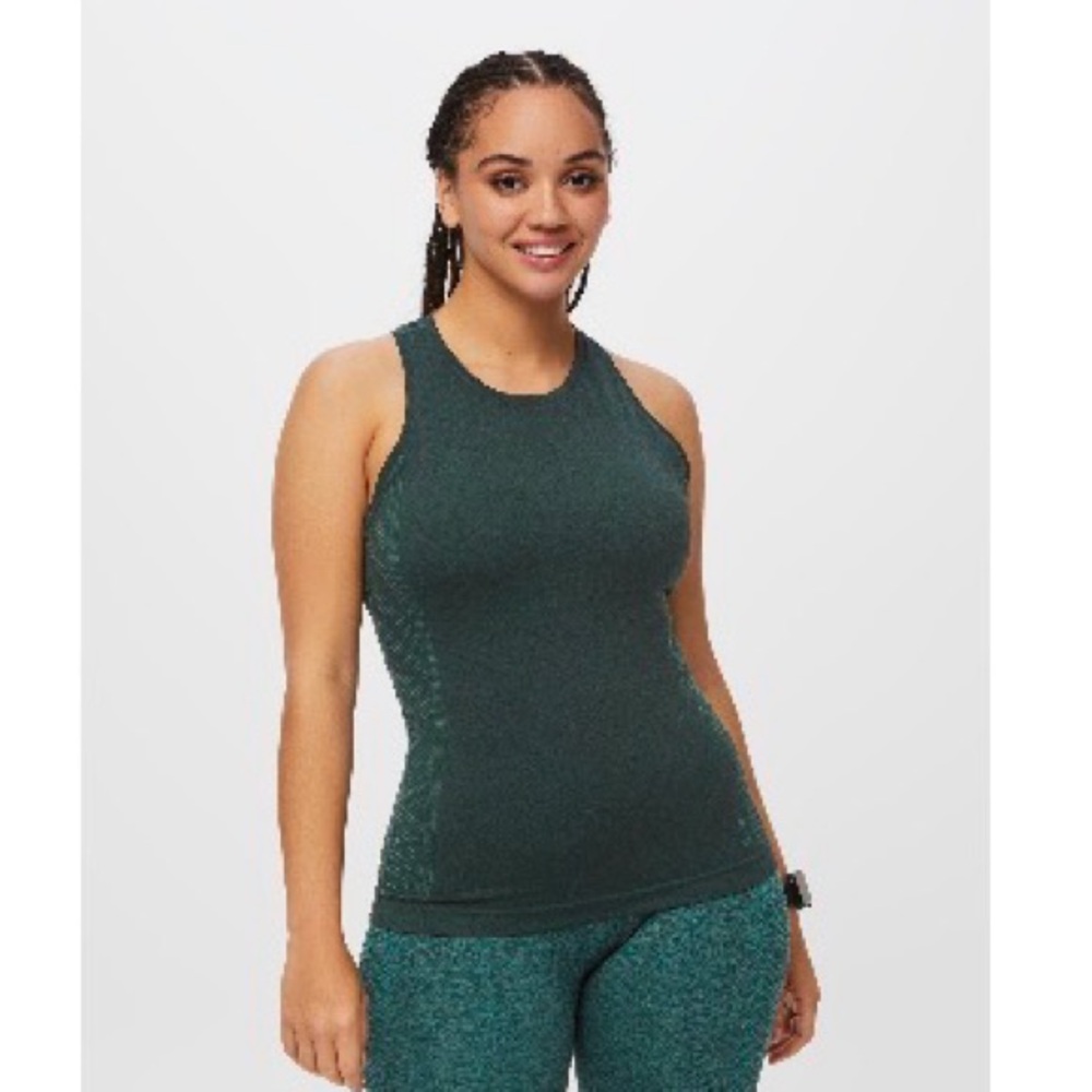 Figs Dark Caribbean Blue Underscrub Tank